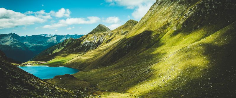 Lake Cadagno, Piora valley, Switzerland, Europe, Scenic, Landscape, 5K