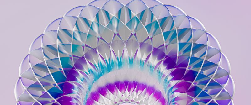 Symmetry, Abstract background, Purple, Lavender