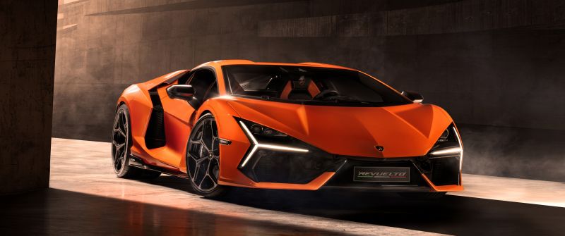 Lamborghini Revuelto, 8K, Hybrid sports car, 5K