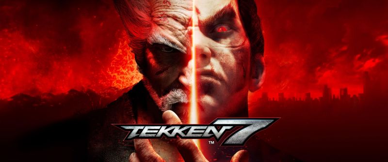 Tekken 7, Heihachi Mishima, Kazuya Mishima, Red, PC Games, PlayStation 4, Xbox One