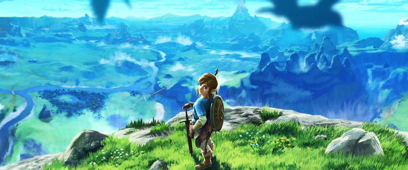 Link, Hyrule, The Legend of Zelda: Breath of the Wild, Nintendo Switch