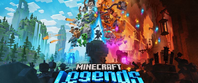 Minecraft Legends, 2023 Games, PC Games, Nintendo Switch, PlayStation 4, PlayStation 5, Xbox One, Xbox Series X and Series S