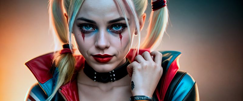 Harley Quinn, DC Comics, Cosplay, AI art