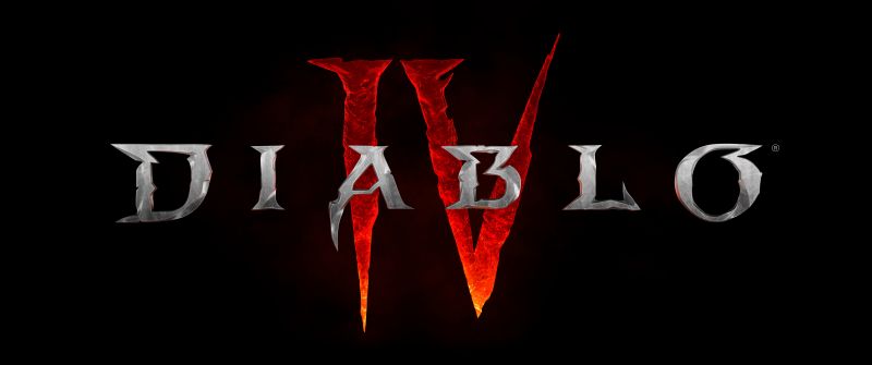 Diablo IV, Logo, Dark background, 5K, 8K, Diablo 4