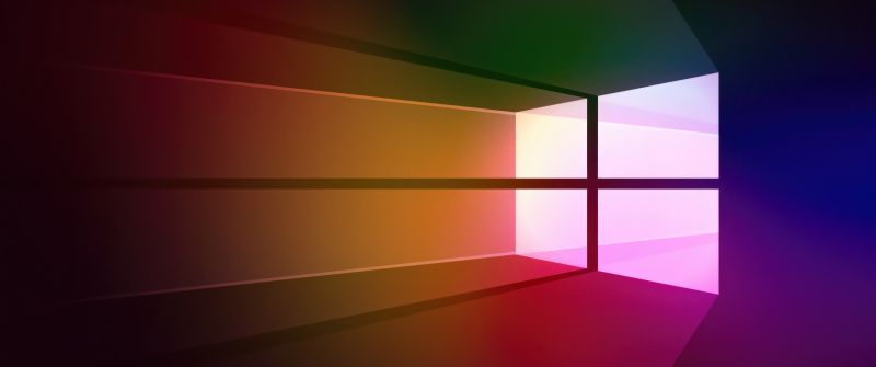 Windows 10, Colorful background, 5K