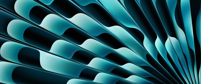 macOS Sonoma, 5K, MacBook Air 2023, Abstract background, Blue abstract, Stock