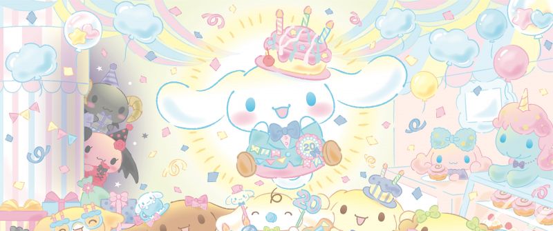 Cinnamoroll, Birthday, 5K, Cute cartoon