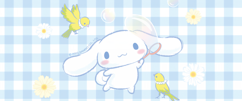 Cinnamoroll, Blue, 5K, Cute cartoon, Sanrio