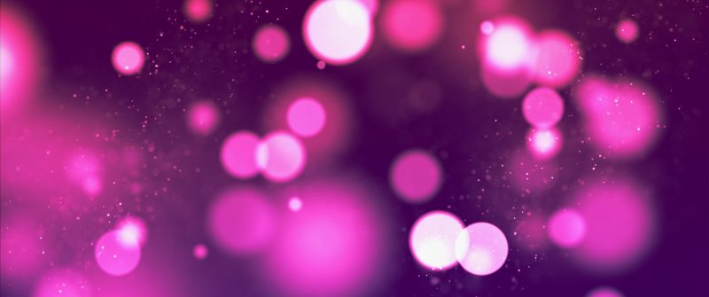 Bokeh, Purple, Pink, Sparkles