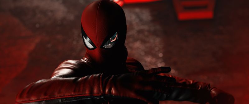 Marvel's Spider-Man Remastered, 2023, Spiderman, Dark red