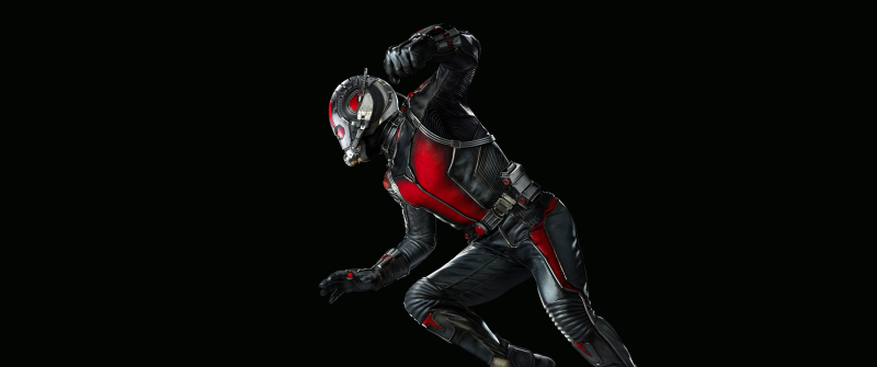 Ant-Man, 8K, AMOLED, 5K, Marvel Superheroes, Black background