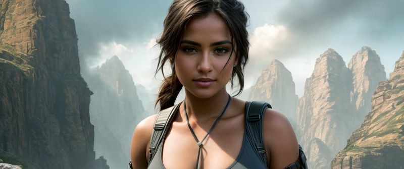 Lara Croft, AI art, Tomb Raider, Explorer, Adventure, Stable Diffusion