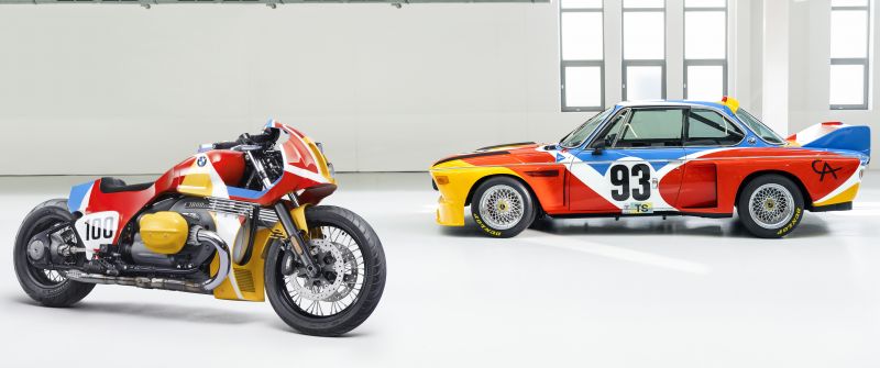 BMW 1.8 CSL Art Bike, BMW Art car, BMW CSL, 8K, 5K