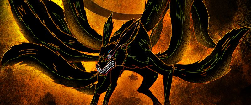 Nine tailed fox, Naruto, Kurama