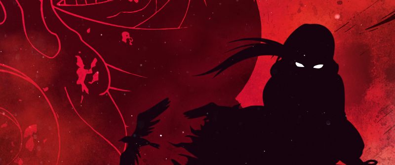 Itachi Uchiha, Silhouette, Naruto, Ninja, Illustration