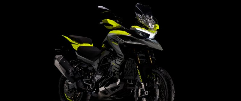 Benelli TRK 800, Adventure motorcycles, Tourer, 8K, AMOLED, 5K, Black background