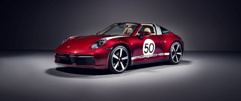 Porsche 911 Targa 4S, Heritage Edition, 2020, 5K