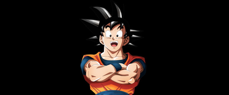 Dragon Ball Super, Goku, AMOLED, 5K, 8K, Black background