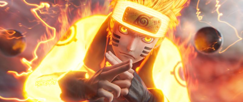 Naruto Uzumaki, 3D Render, Rikudo Sennin Modo, Six Paths Sage Mode
