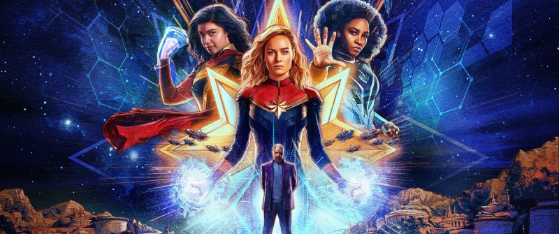 The Marvels, 5K, 2023 Movies, Captain Marvel, Monica Rambeau, Ms. Marvel