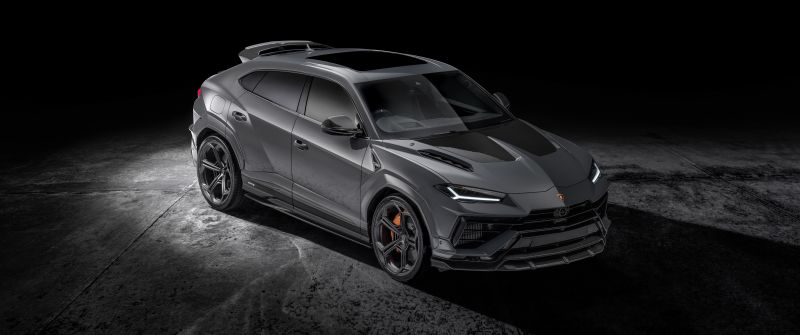 Lamborghini Urus S, Urban Automotive, Black background, 5K, 2023