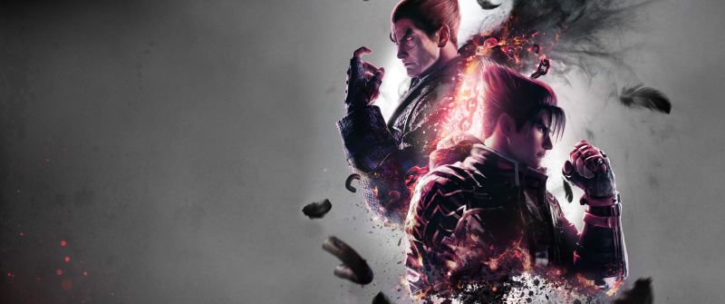 Tekken 8, Key Art, 2023 Games, Jin, Kazuya Mishima
