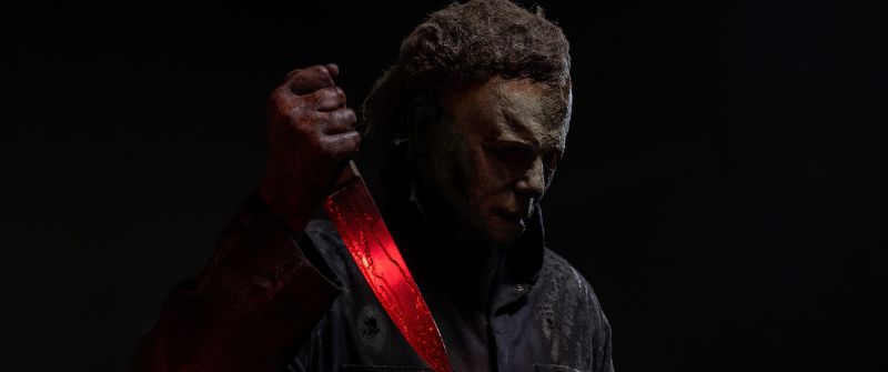 Michael Myers, Spooky, Halloween, Dark background, Scary, 5K, 8K