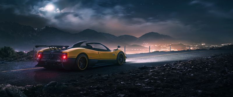Pagani Zonda Cinque, CGI, Roadster, Sports cars