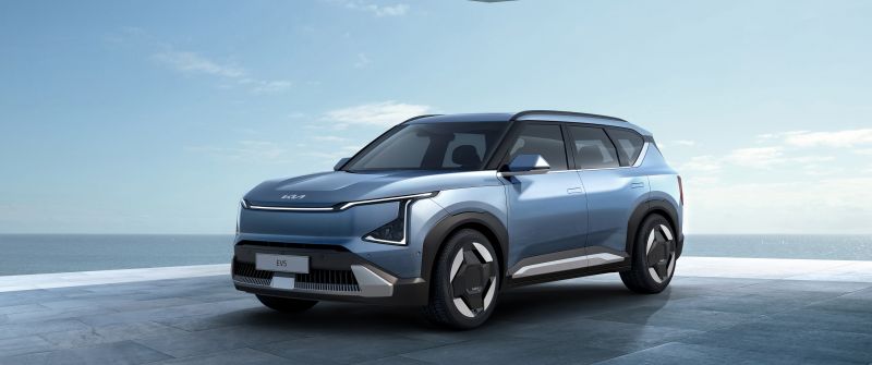 Kia EV5 Concept, 2023, Electric crossover, 5K, 8K