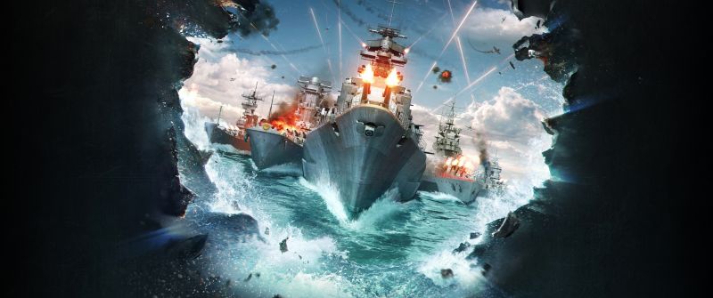 World of Warships, Video Game, 5K, Game Art