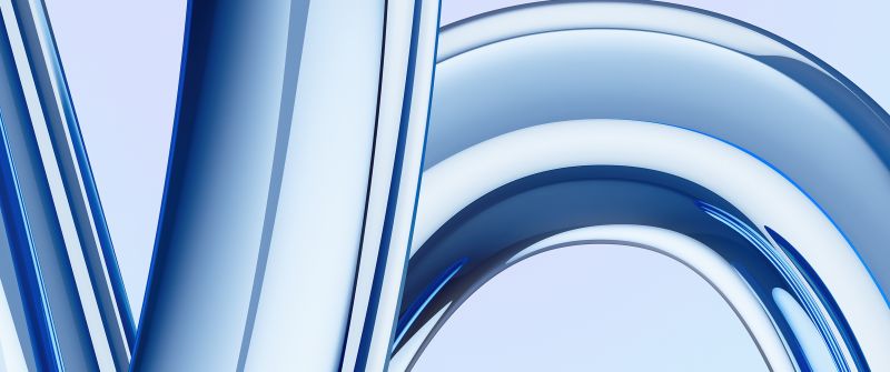iMac 2023, Stock, 5K, Abstract background, Blue abstract