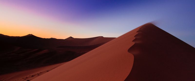 Sand Dunes, Golden hour, Sunrise, Desert, Namib Desert, Namibia, Africa, 5K