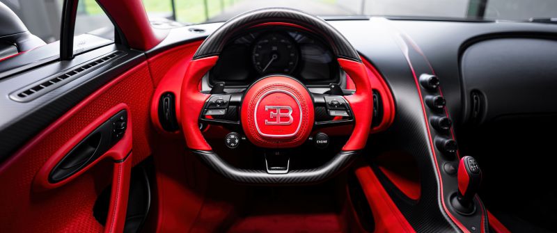 Bugatti Chiron Pur Sport, Interior, Cockpit, Supercar, Exotic, 5K
