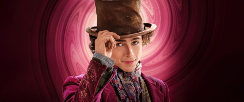 Timothée Chalamet, Willy Wonka, 2023 Movies, 5K