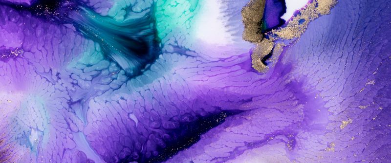 Pearl ink, Liquid art, Purple aesthetic, Flowering, Fluid, Backgrounds