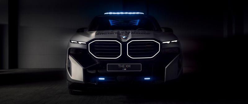 BMW XM, MotoGP Safety Car, 2024, 5K, 8K, Dark aesthetic