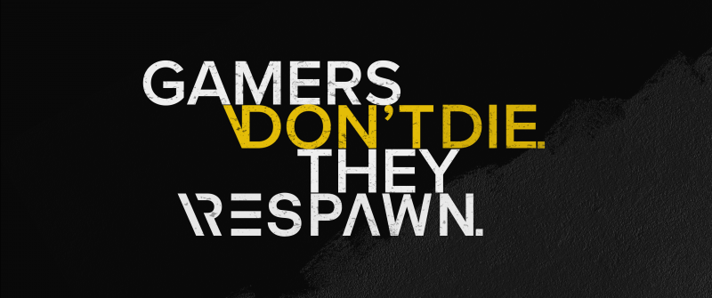 Gamer quotes, Dont die, Respawn, Hardcore, Dark background, Meme