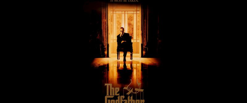 Al Pacino, The Godfather, 5K, Dark background