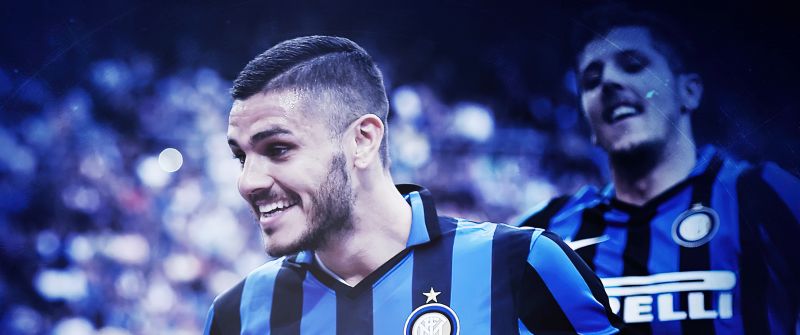 Mauro Icardi, Inter Milan, Football, Soccer, Blue