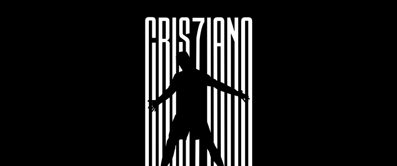 Cristiano Ronaldo, Minimalist, Black background, 5K, AMOLED