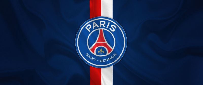 Paris Saint-Germain, 5K, Logo, Football club, Dark blue