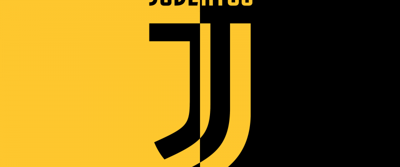 Juventus FC, Yellow background, 5K, Logo