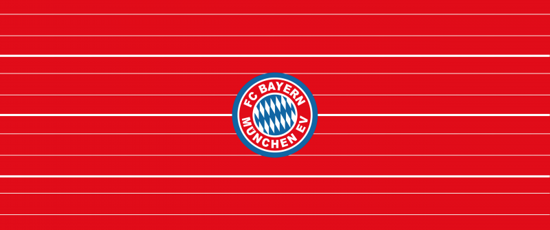 FC Bayern Munich, Red background, Logo, Football club, 5K