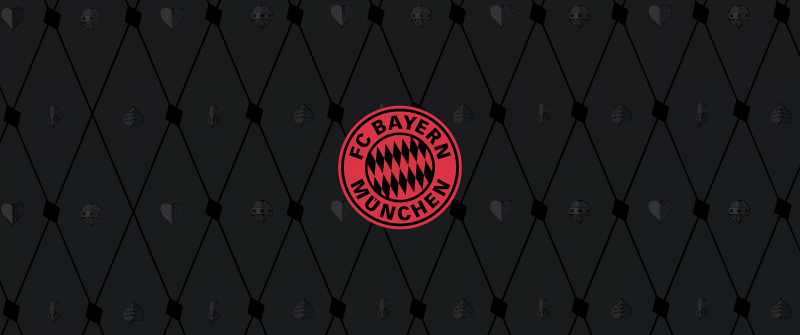 FC Bayern Munich, Dark background, 5K, Football club, Logo