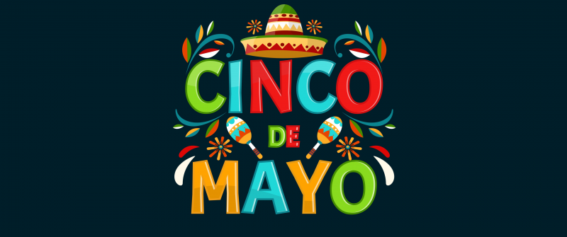 Cinco de Mayo, Illustration, Mexican holiday, Colorful, Cartoon