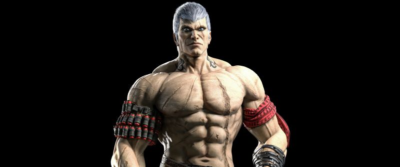 Bryan Fury, Tekken 8, Black background, AMOLED, 5K, 8K