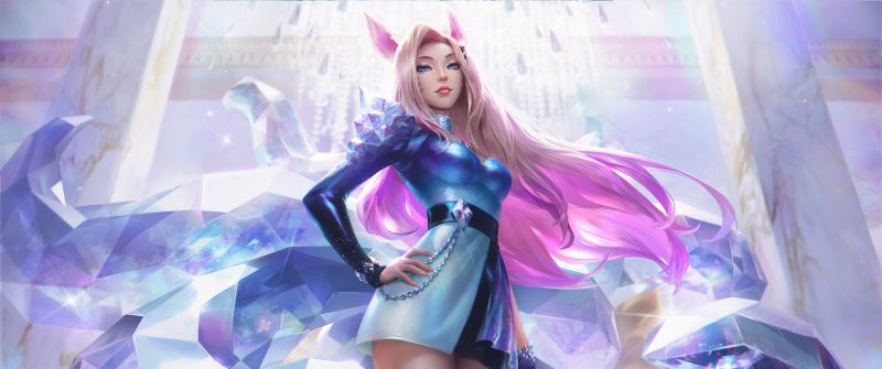 Ahri, KDA, League of Legends, 5K, 8K