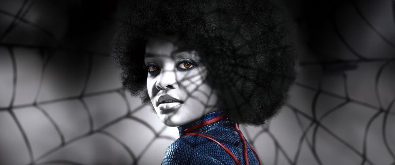 Madame Web, Spider-Girl, 2024 Movies, Dark background, 5K