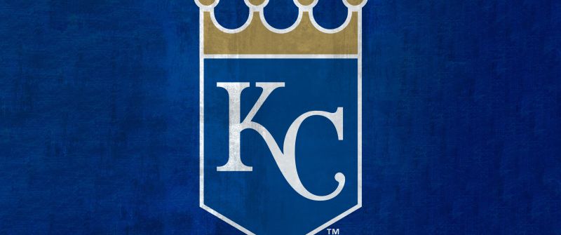Kansas City Royals, Baseball team, Major League Baseball (MLB), 5K, Blue background