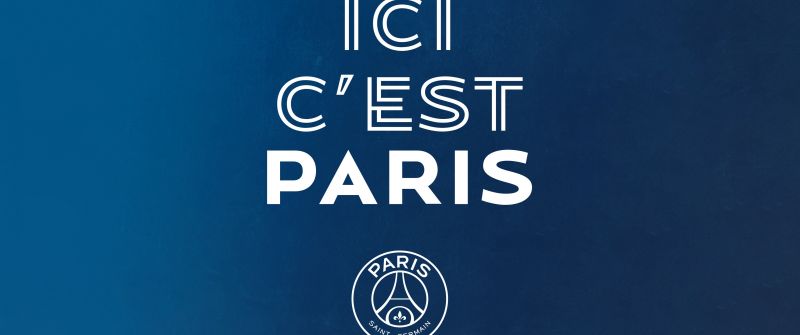 Paris Saint-Germain, Football team, Blue background